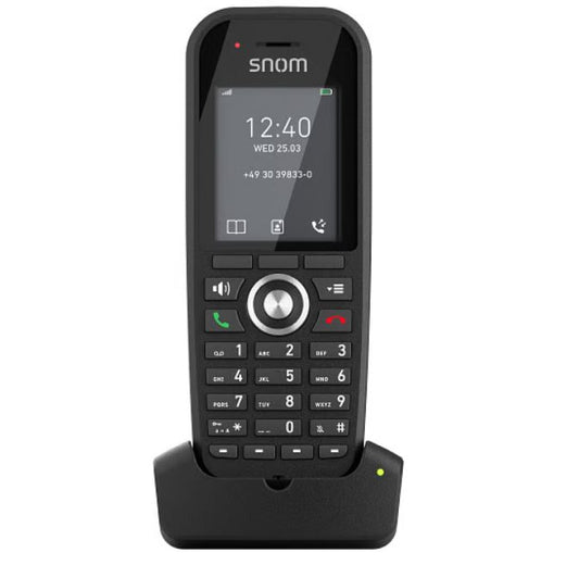 SNOM M30 IP DECT Handset, Multicell Compadible, Backlit Keyboard, Long Stangby Time, Hold or Forward, Black **Please add IPS-4661-AU**