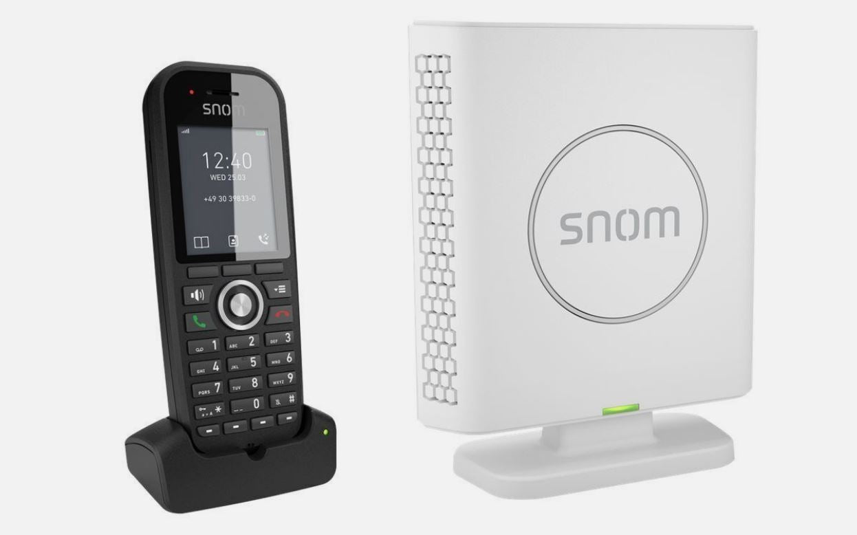 SNOM M430 bundle EU, M30 & M400, PoE, Single Cell, Backlit Keyboard, Long Standby Time, Security (TLS & SRTP), For PSU Use IPS-4661-AU