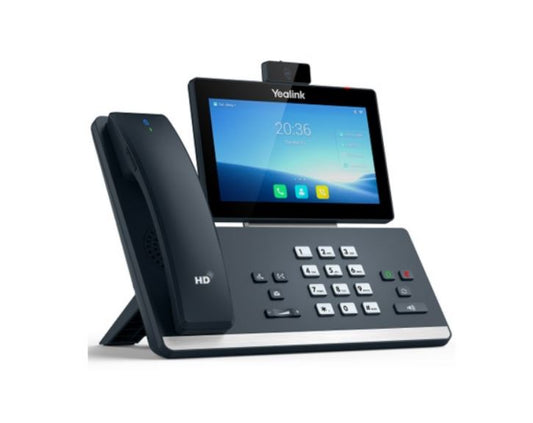 Yealink T58W-C 16 Line IP HD Android Phone with HD Camera, 7' colour touch screen, HD voice, Dual Gig Ports, Built-in Bluetooth& Wifi, USB 2.0