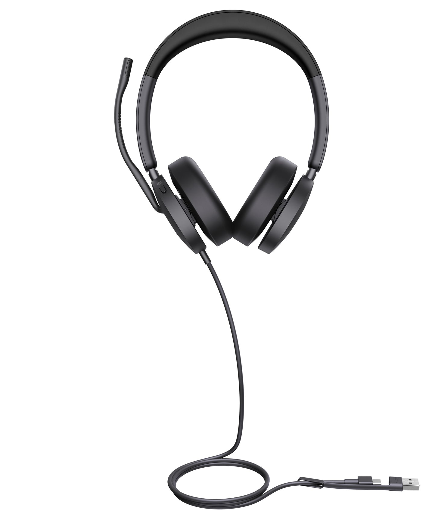 Yealink UH48 Teams USB Wired Headset Hybrid Active Noise Cancellation, Four-Microphone Noise-canceling Technology, Swift Plug & Play All-Day Comfort