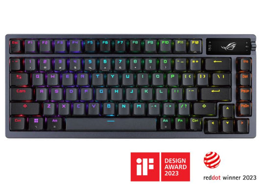 ASUS ROG AZOTH/NXSM/PBT Gaming Keyboard, OLED Display, NX Storm Switch, 75 Keys,
