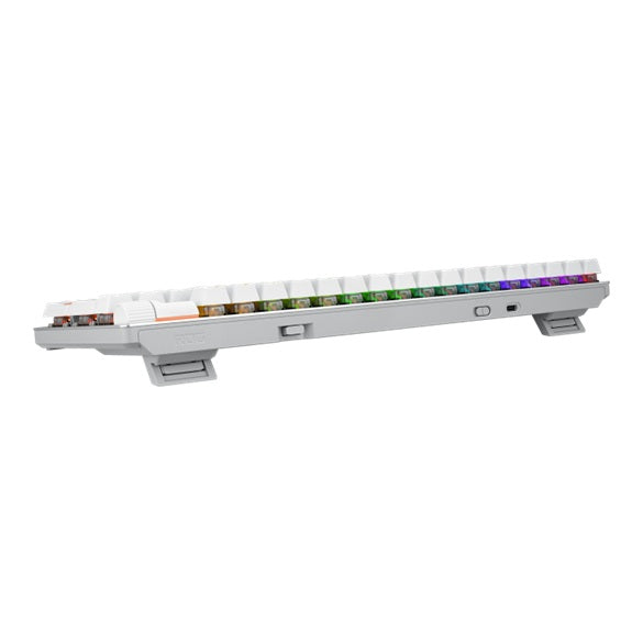 ASUS ROG Strix Scope II 96 RX Wireless Keyboard - White, USB-C / BT 5.1 / 2.4GHz, RGB Per-Key, NKRO, 8000Hz, 2m Cable, AURA Sync