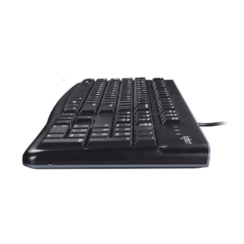 Logitech K120 Wired USB Keyboard — Quiet Typing, Spill-Resistant, Durable Keys