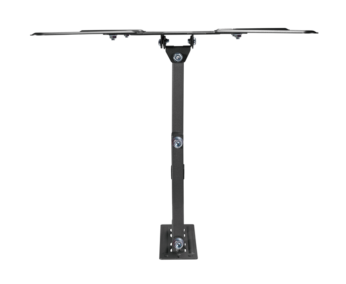 Brateck LPA68-443 Economical Full-Motion TV Wall Mount, Fit Screen Size: 23'-55' Up to 30 KG, Fine Texture Black,382x430x430mm (new)