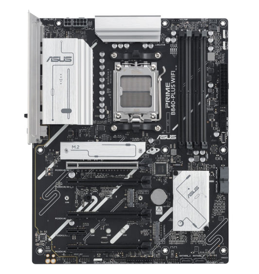 ASUS AMD PRIME B840-PLUS WIFI-CSM (AM5) ATX Motherboard 4x DDR5 192GB, 1x PCIe 4