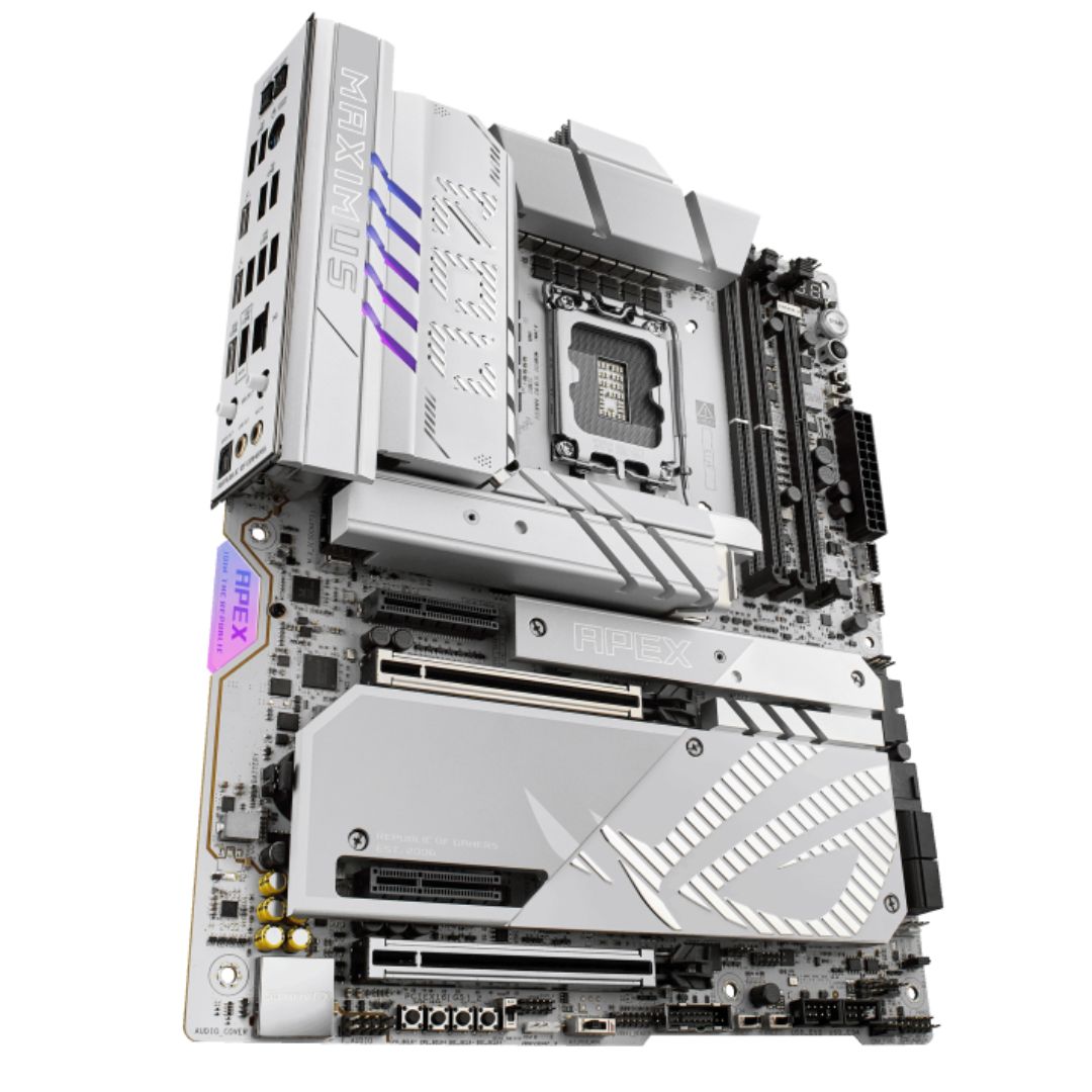 ASUS ROG MAXIMUS Z890 APEX LGA1851 ATX Motherboard 96GB, 2x DDR5, 2 x PCIe 5.0 x16 slots, 6 x M.2 slots, 4 x SATA 6Gb/s