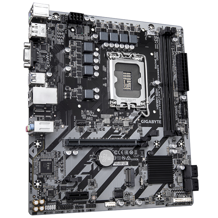 Gigabyte H810M S2H Intel LGA 1851 ATX Motherboard, 2x DDR5 ~128GB, 1x PCI-E x16