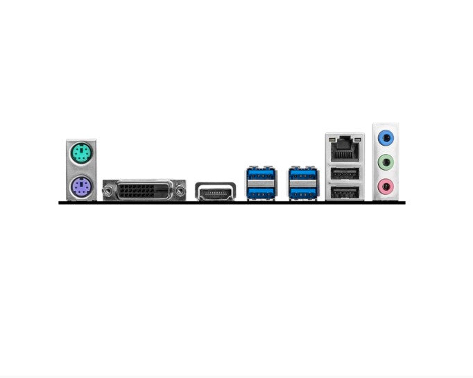 MSI B450M-A PRO MAX AMD M-ATX Motherboard - AM4 Ryzen, 2xDDR4, 4xSATAIII, M.2, 4