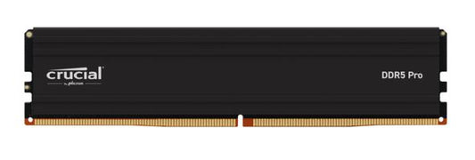 Crucial Pro 16GB (1x16GB) DDR5 UDIMM 6000MHz CL48 Black Heat Spreader Support In