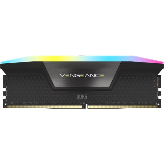 Corsair Vengeance RGB 32GB (2x16GB) DDR5 DRAM 6000MT/s CL38 Memory Kit — Black