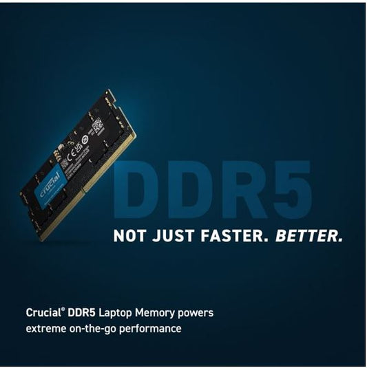 Crucial 96GB (2x48GB) DDR5 SODIMM 5600MHz CL46 Notebook Laptop Memory