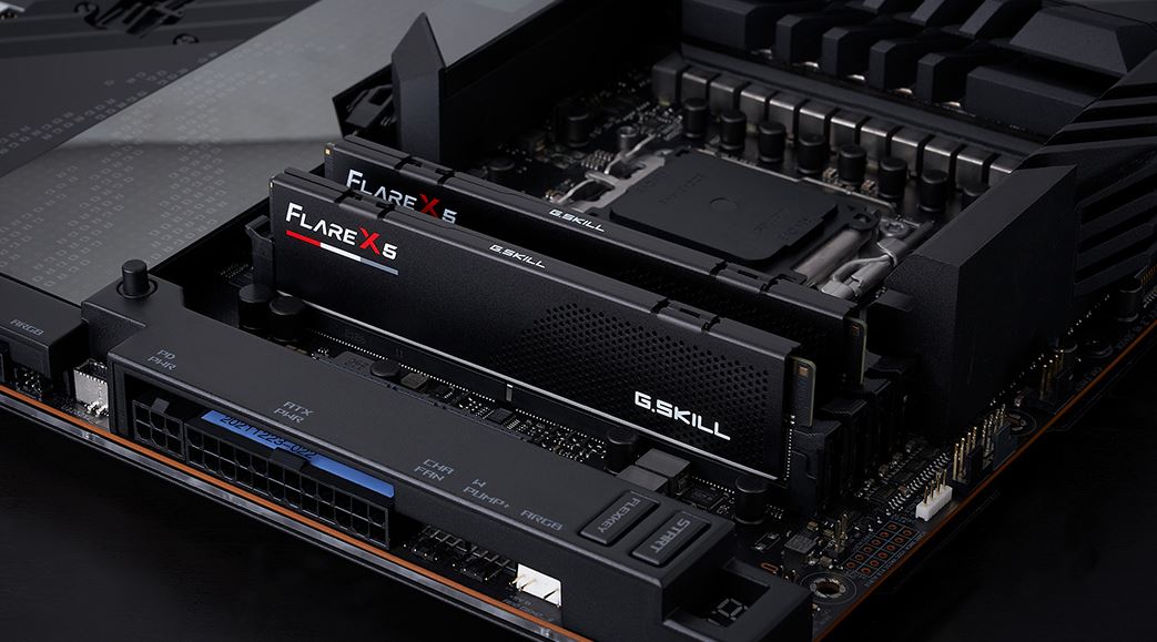 G.SKILL F5-6000J3636F32GX2-FX5 64GB (2 x 32GB)/ DDR5 6000 MT/s/ Timings 36-36-36-96/ Voltage 1.35 V/ Flare X5 / EXPO/XMP 3.0