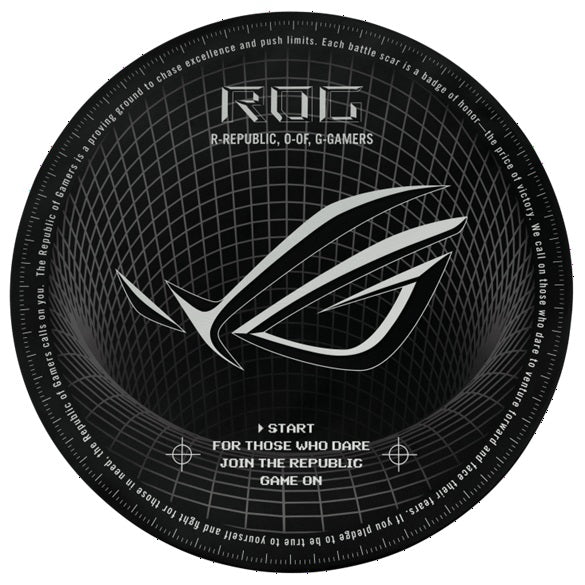 ASUS ROG Cosmic Mat II, floor mat, black, 87% rubber, 13% polyester, 117 cm length