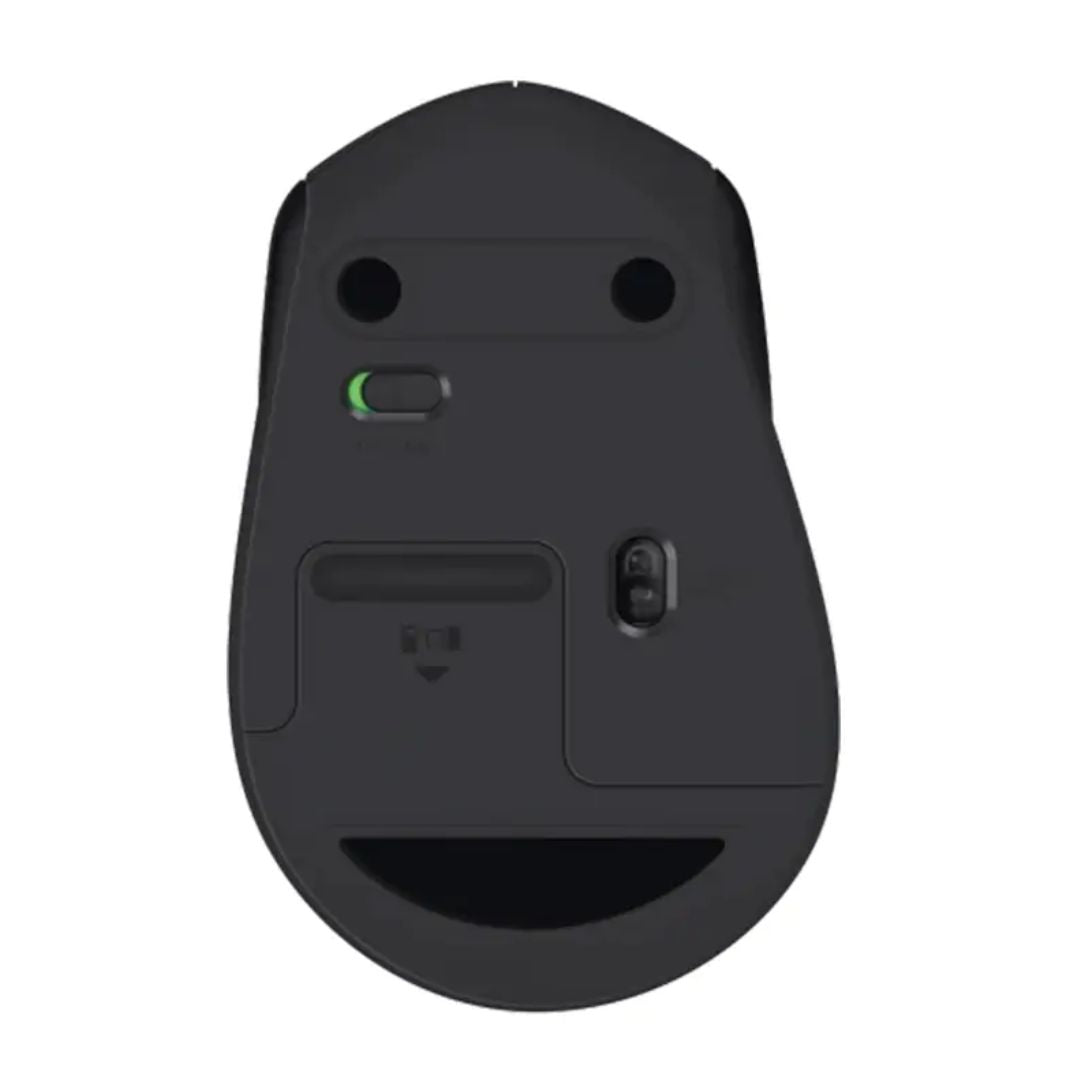Logitech M331 SILENT PLUS Wireless Mouse Black DPI (Min/Max): 1000± 1-Year L
