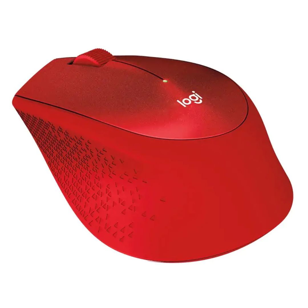 Logitech M331 SILENT PLUS Wireless Mouse RED DPI (Min/Max): 1000± 1-Year Limi