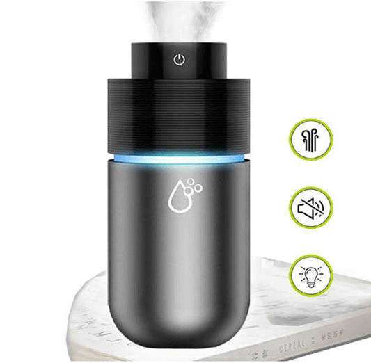 Sansai HUD-305E Portable Humidifier 200ml 7 colours LED light reduce dust unplea