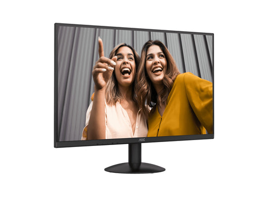 AOC 27' IPS Q27B30E: 2560×1440 @ 75Hz, 4ms GtG, 300 nits brightness, sRGB 118%, HDMI 1.4 & DP 1.4, tilt stand, 100mm VESA, 20W power use