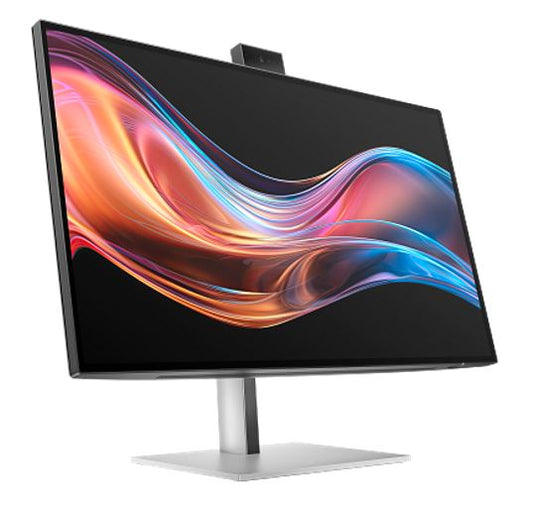 HP Series 7 Pro 727PM 27" 4K UHD Thunderbolt IPS Conferencing Monitor — 3840x2160, Webcam, Speakers, USB-C, Height-Adjustable, VESA