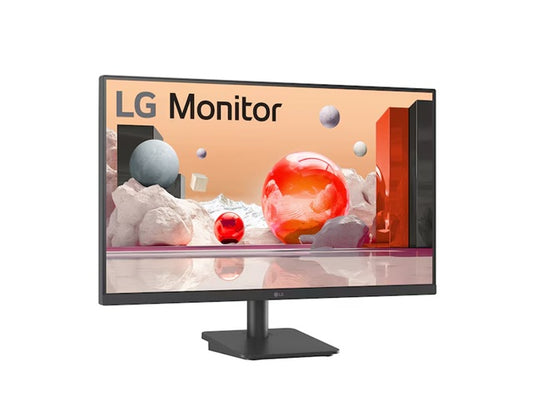 LG 24' IPS Full HD Monitor, 1920x1080, 3-side borderless design, 100 Hz, USB‑C (65W PD), Reader Mode & Flicker Safe, tilt adjustable
