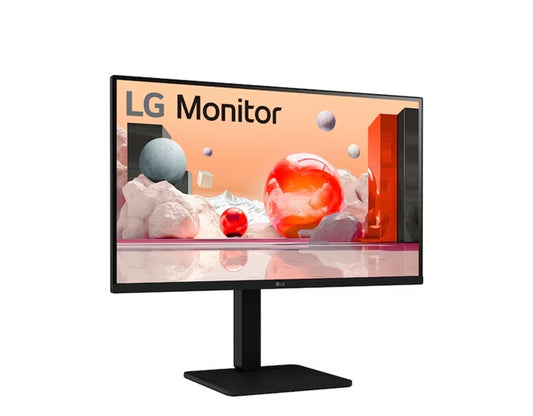 LG 27' Full HD IPS Monitor – 1920×1080, 100 Hz, built‑in power & speakers, versatile stand (tilt/height/swivel/pivot), Reader Mode & Flicker Safe