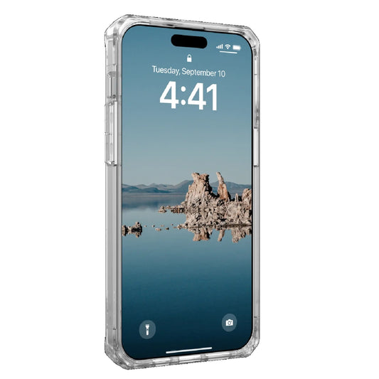 UAG Plyo MagSafe Apple iPhone 15 Pro Max (6.7') Rugged Case - Ice/White(114305114341),16ft. Drop Protection (4.8M), 10 Years Warranty