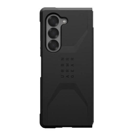 UAG Civilian Samsung Galaxy Z Fold6 5G (7.6') Rugged Case - Black (214451114040), DROP+ Military Standard, Raised Screen Surround, 10 Years Warranty