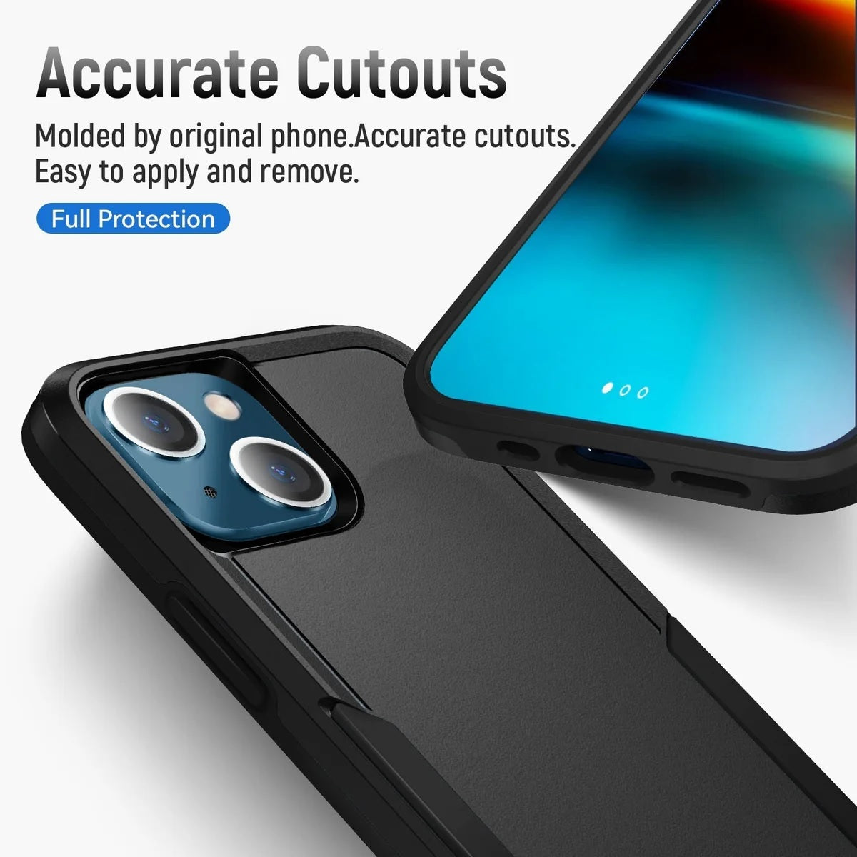 USP Apple iPhone Air (6.5') Armor Light Case Black - Two Tough Layers, No-Slip, Sleek, Ultimate Protection, Strong & Durable, 3 Year Warranty