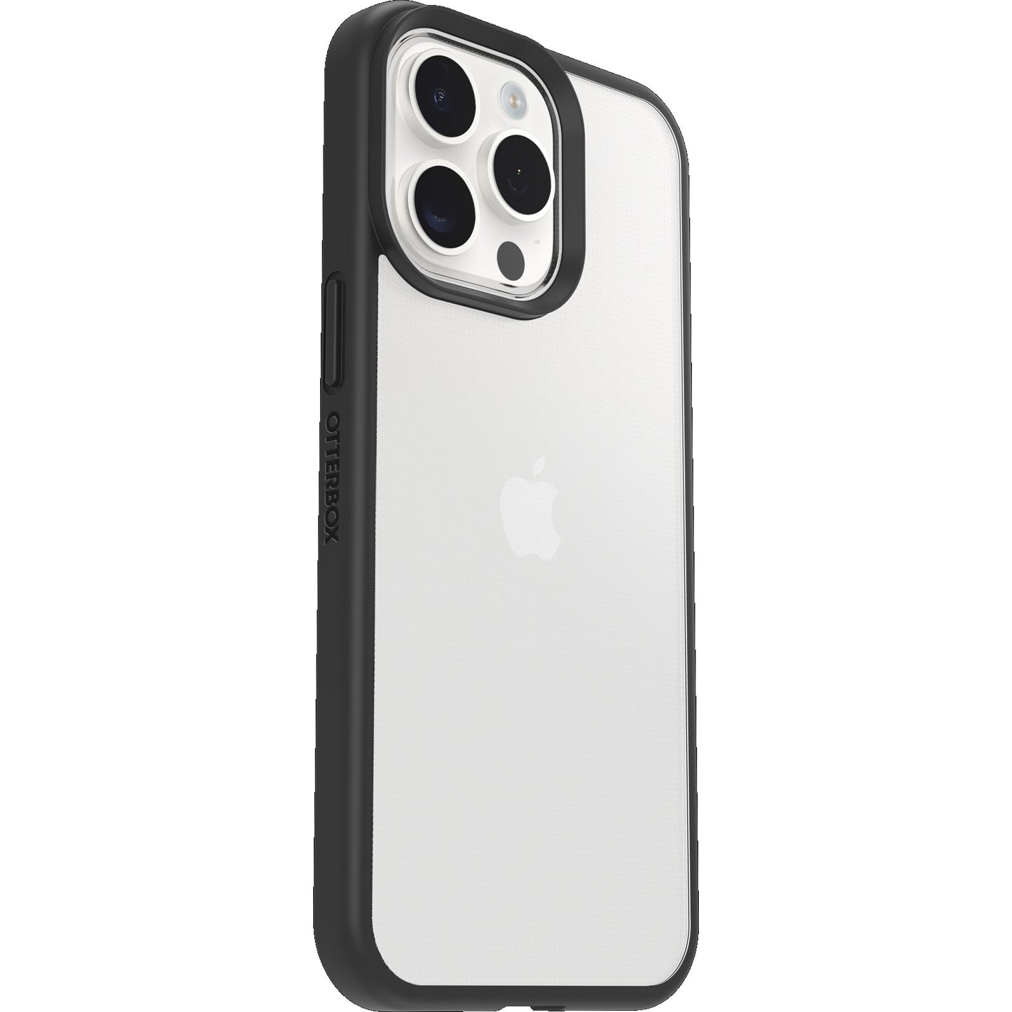 OtterBox React Apple iPhone 15 Pro Max (6.7') Case Black Crystal (Clear/Black) - (77-92783), Antimicrobial,DROP+ Military Standard, 7 Years Warranty