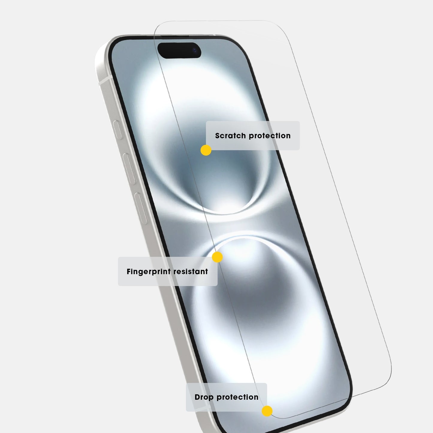 OtterBox Glass Apple iPhone 16 Pro Max (6.9') Screen Protector Clear - (77-96175), Drop Protection,Anti-Scratch,Flawless Touch,2 Years Warranty