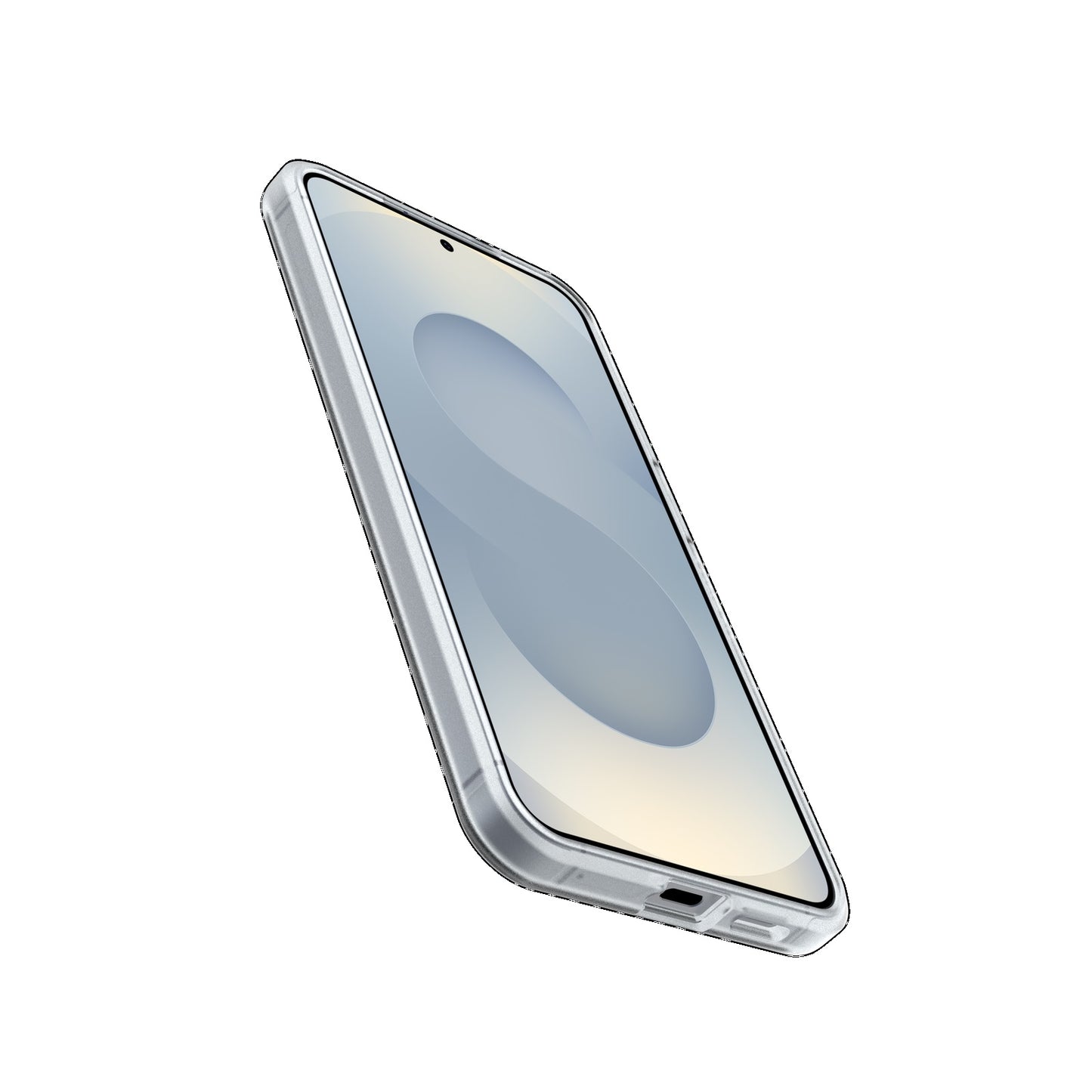 OtterBox React Samsung Galaxy S25+ 5G (6.7') Case Clear - (77-97439), DROP+ Military Standard, Raised Edges, Hard Case, Soft Grip, 7 Years Warranty