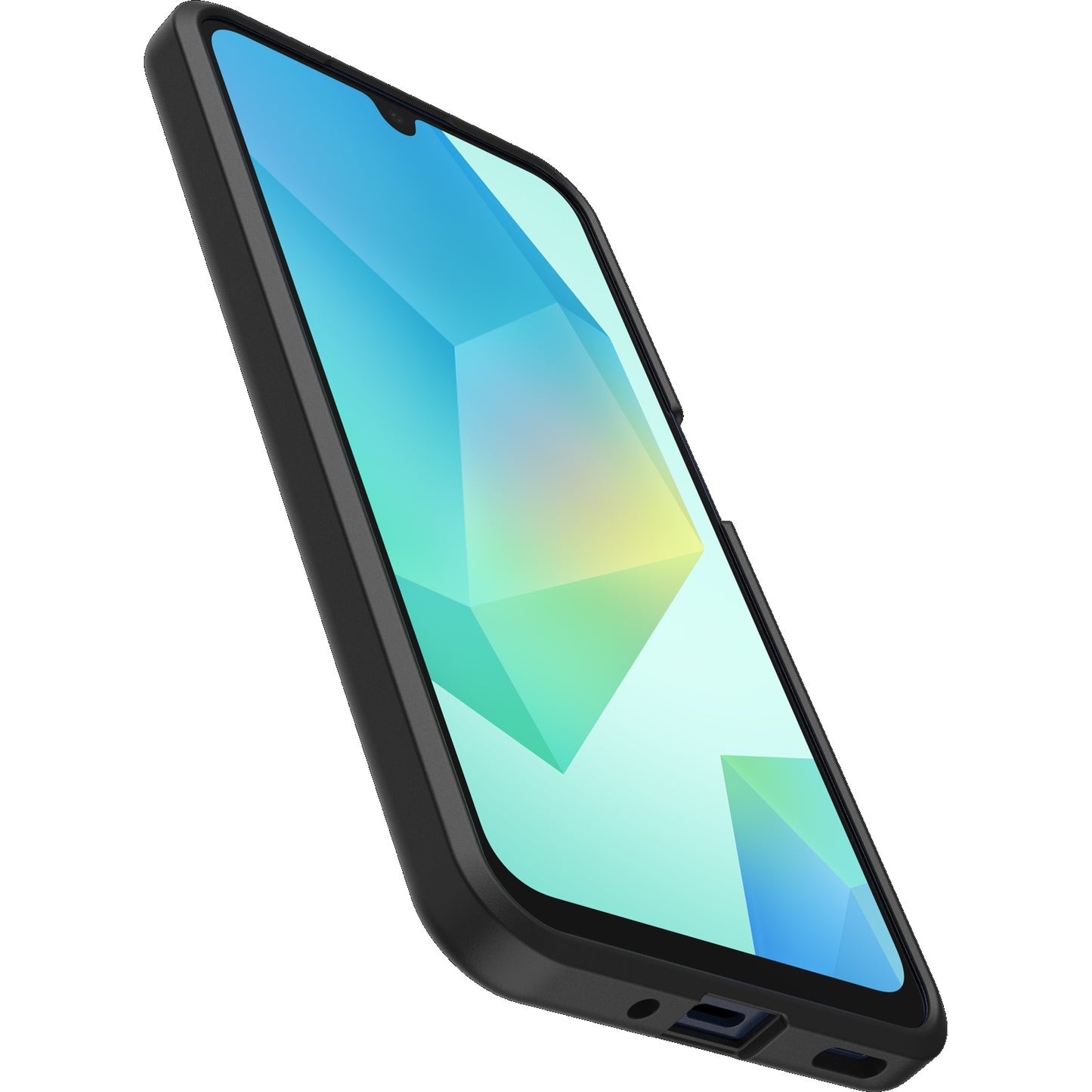 OtterBox React Samsung Galaxy A16 5G/ A16 4G (6.7') Case - Black (77-97668),DROP+ Military Standard, Wireless Charging Compatible, 7 Years Warranty