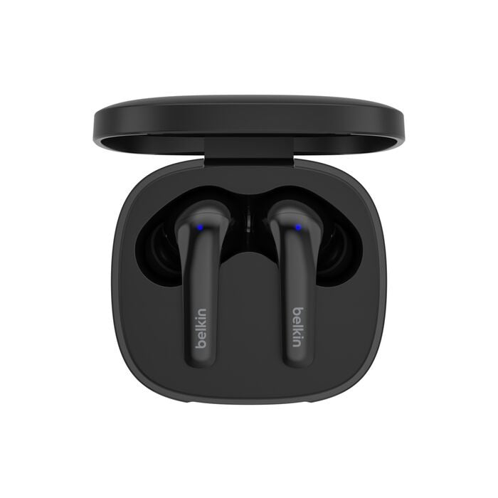 Belkin SoundForm Motion 2 True Wireless Earbuds - Black(AUC010fqBKV2),33 Hours Playtime,Bluetooth 5.3 Pairing,IPX5-Rated,12mm Drivers,2 Years Warranty