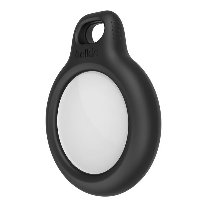 Belkin Secure Holder with Key Ring for AirTag - Black(F8W973btBLK),Advanced Scra