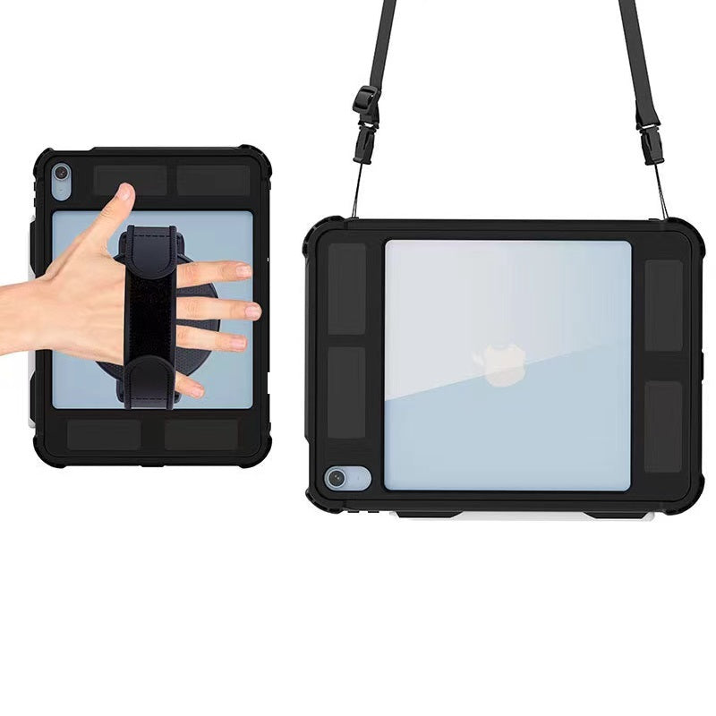 USP Apple iPad (11.0') 11th Gen (A16)/iPad 10th Gen (10.9') WaterProof Case Black-Support Smart Control Keyboard, 360° Rotation, 3 Year Warranty