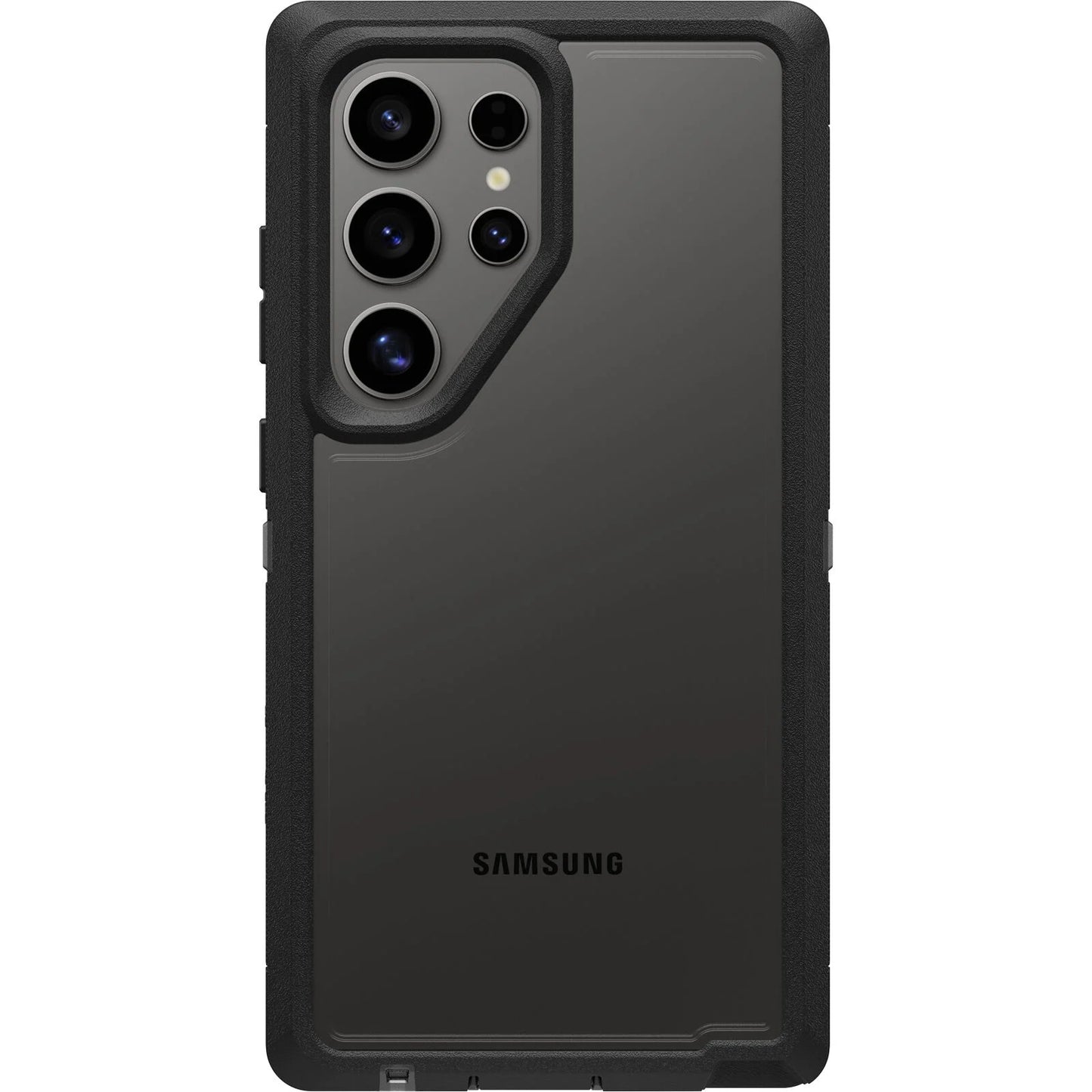 OtterBox Defender XT Clear Samsung Galaxy S24 Ultra 5G (6.8') Case Clear/Black - (77-94727),DROP+ 5X Military Standard, Port Covers, 7 Years Warranty