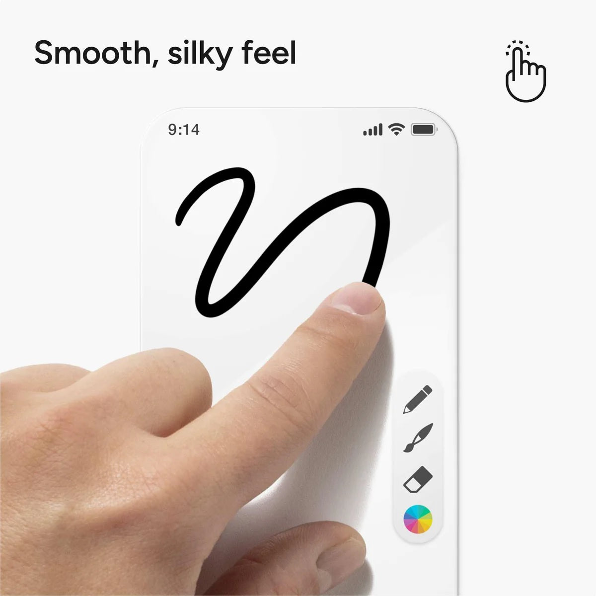 USP Samsung Galaxy Z Flip7 FE 5G (6.7') 2.5D Tempered Glass Screen Protector Clear - Anti-Fingerprint, Smooth-Touch, Scratch Resistant