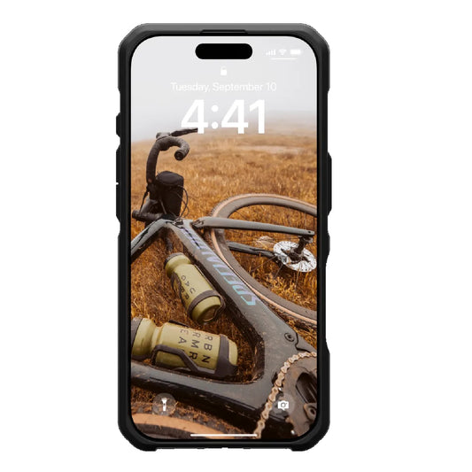 UAG Metropolis LT Magsafe Apple iPhone 16 Pro (6.3') Rugged Case - Kevlar Black (114452113940), 18ft. Drop Protection (5.4M), 10 Years Warranty