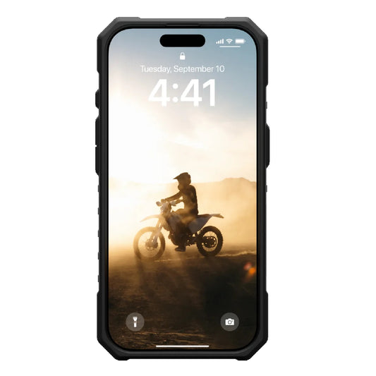 UAG Pathfinder MagSafe Apple iPhone 16 Pro (6.3') Rugged Case - Black (114468114040),18ft Drop Protection (5.4M),Tactical Grip, 10 Years Warranty