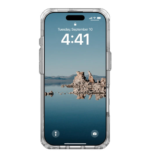UAG Plyo MagSafe Apple iPhone 16 Pro (6.3') Rugged Case - Ice/White (114480114341), 16ft. Drop Protection (4.8M), Armored Shell, 10 Years Warranty
