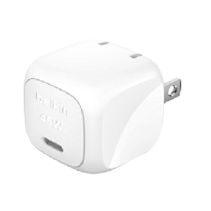Belkin BoostCharge Compact USB-C PD Wall Charger with PPS 45W + USB-C to USB-C C