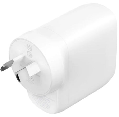 Belkin BoostCharge Pro Dual USB-C Wall Charger with PPS 60W - White (WCB010auWH)