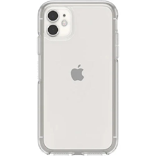 OtterBox Symmetry Clear Apple iPhone 11 Case Clear - (77-62474), DROP+ 3X Military Standard, Raised Edges, Ultra-Sleek, 7 Years Warranty