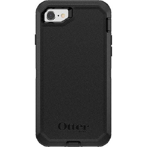 OtterBox Defender Apple iPhone SE (3rd & 2nd Gen) and iPhone 8/7 Case Black-(77-56603), DROP+ 4X Military Standard, Included Holster, 7 Years Warranty