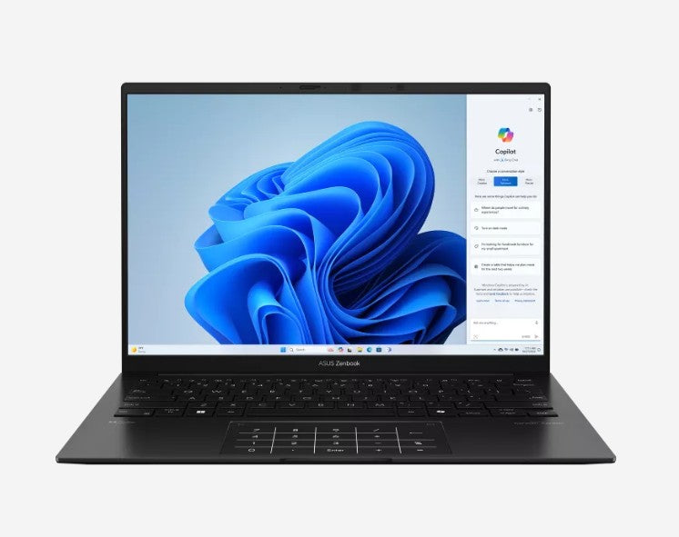 ASUS Zenbook 14 14' WUXGA OLED Notebook AMD Ryzen R7-445 DDR5 32GB 1TB SSD Black Win 11 Home 1.2kg 1Y Warranty