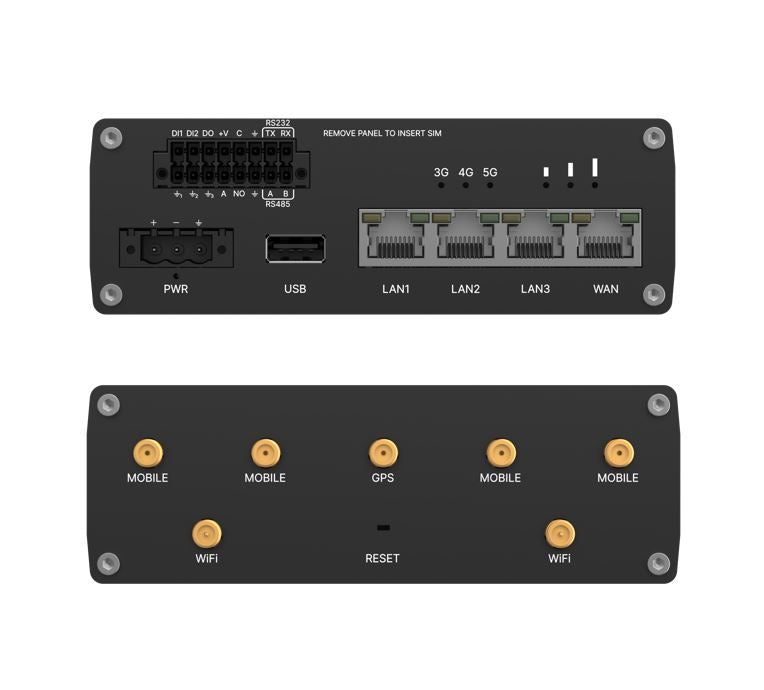 Teltonika RUTM55 Dual 5G Router, Dual SIM & eSIMâ„¢, Telit 5G Modem, Auto-Failover,