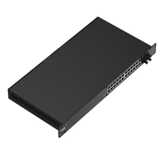Teltonika SWM280 PoE+ Managed Switch, 24 x ETH ports, 10/100/1000 Mbps,12 PoE+ ports with up to 30W per port, 2 year free RMS License.