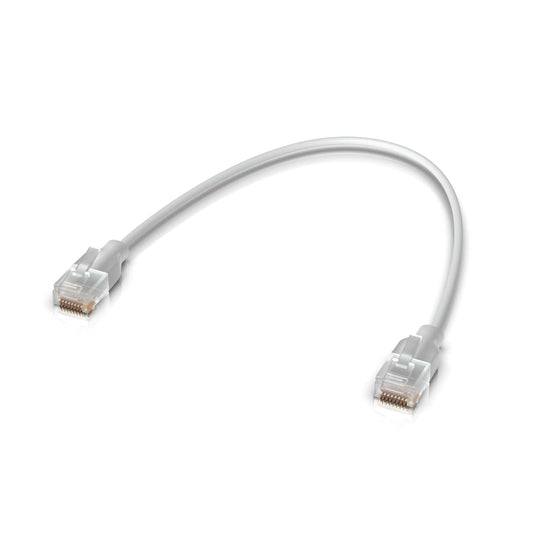 Ubiquiti UniFi Etherlighting Patch Cable,0.3M Nano-thin Patch Cable With 2.5 GbE Support Designed sShow Etherlighting Effects