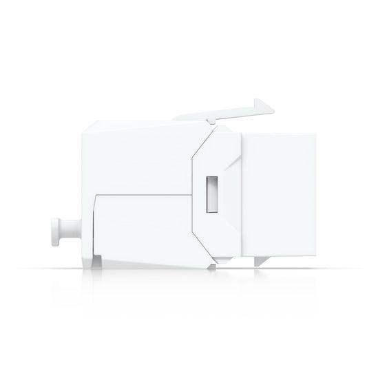 Ubiquiti Cat6 Keystone Jack, 12-Pack, White, Toolless Keystone For Terminating A Cat6 Ethernet Jack Without The Use Of A Punch-Down Or Crimping Tool