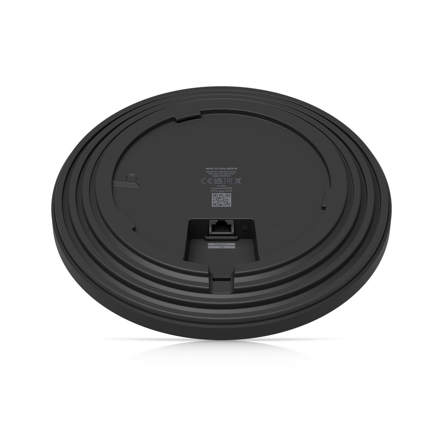 Ubiquiti U7 Pro XGS, Black, Ceiling-mounted 8-stream WiFi 7 AP,Dedicated Spectral Scanning Radio,10/5/2.5/1 GbE Support,160 m² Coverage,500+ Devices