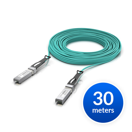 Ubiquiti 25 Gbps Long-Range DAC, Long-range SFP28, 30m Length, Support 25/10/1 G